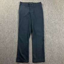 Dickies Pants Mens 29x30 Navy Blue Straight Leg Workwear Polyester Blend... - €16,30 EUR