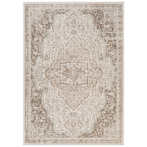 2&#39; X 3&#39; Gray and Light Cream Medallion Power Loom Area Rug - $977.74 MXN