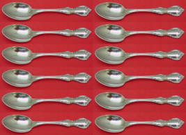 Debussy by Towle Sterling Silver Teaspoon Set 12 pieces 6&quot; - £466.64 GBP
