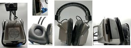 Headphones Radio by Monita Audio HP-9000AF Vintage 1970&#39;s AM/FM Gray  - £4.10 GBP