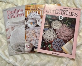 Leisure Arts Doilie Patterns Crochet Set 3 Books - £13.97 GBP