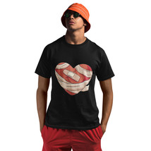Broken Heart Anti Valentines Streetwear Crew Neck Short Sleeve T-Shirts - £11.71 GBP