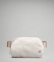 Lululemon Everywhere Sherpa Fleece Belt Bag Natural Ivory / Trench USA Authentic - £45.89 GBP