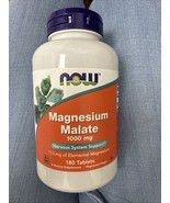 NOW Foods Magnesium Malate 1000 mg, Nervous System Support*, 180 Tablets... - $369.71 MXN