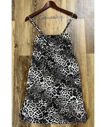 Soma Leopard Maxi Dress M Strapless or Straps  Jersey Cover-Up Travel EUC - $35.27 CAD