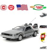 Light-Up Back to the Future Time Machine 1:24 Die-Cast Car - Collectible... - $1,089.14 MXN