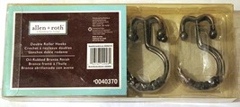 NEW Allen + Roth Double Oil-Rubbed Bronze Finish Bathroom Shower Roller ... - $3.99
