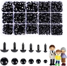 700 Pcs Black Plastic Crochet Safety Eyes with Washers for 6 14mm Stuffed  - $334.54 MXN