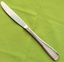 Delco Stainless Dinner Knife Plymouth Rock Pattern 8.75&quot; Tipped Fiddle H... - £5.43 GBP