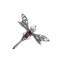 Trendolla Sterling Silver Retro Dragonfly Pin Brooch - £53.28 GBP