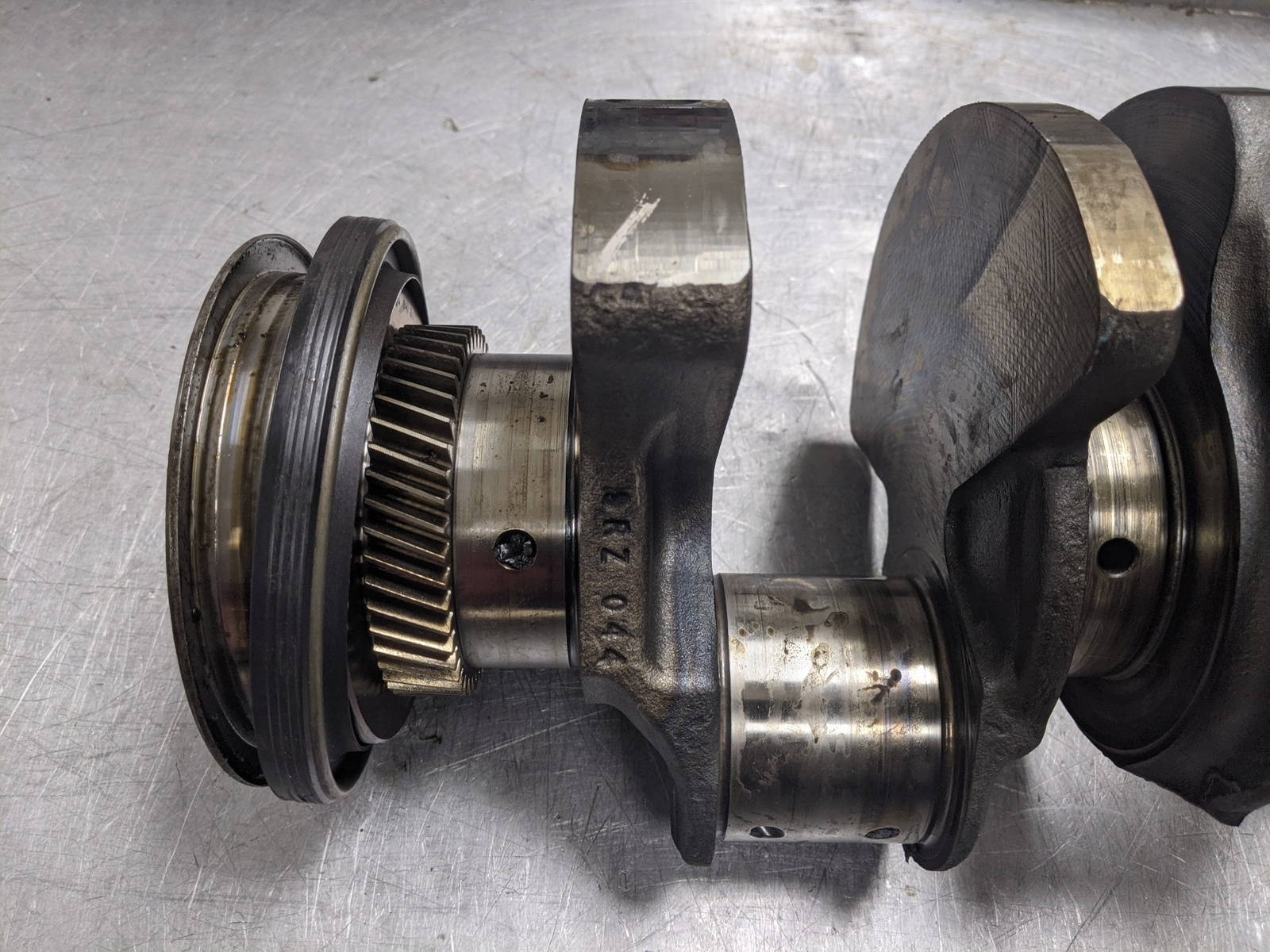 Crankshaft Standard For 03-07 Ford F-250 Super Duty  6.0 1839402C1 Diesel Item image 8