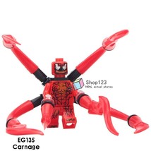 Carnage Symbiote Venom Marvel The Amazing Spider-Man Single Sale Minifigures Toy - £2.27 GBP