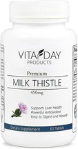 Milk Thistle Pure Extract Silymarin for Liver Cleanse, Detox &amp; Support Exp:12/24 - £11.66 GBP