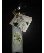 ROSE VALLEY BATH SALTS WITH WHITE BULGARIAN ROSE ESSENTIAL OIL&amp; POMORIE ... - $3.36