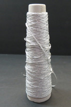 Kreinik Metallic Mrs. K&#39;s Iron-on  Ribbon Silver #6020 Cone 100 Meters Left - $18.76