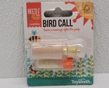 Beetle &amp; Bee Garden Bird Call Brass and Wood Bird Call Toysmith Gift Ide... - £8.21 GBP