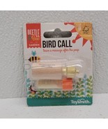 Beetle &amp; Bee Garden Bird Call Brass and Wood Bird Call Toysmith Gift Ide... - £8.11 GBP