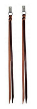 2 Sets Western Horse Saddle 24&quot; Leather Strings w/ D Ring for Trail or P... - $15.95