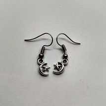 Moon and stars crescent earrings - £6.30 GBP