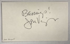 Jon Voight Signed Autographed 3x5 Index Card - £15.75 GBP