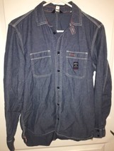 Womens Diesel Industry Western &quot;Denim Jean&quot; 100% Cotton Shirt Size Small - £23.73 GBP
