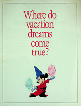 The Walt Disney World Magic Kingdom Club Vacation Guide (1989) - $16.82