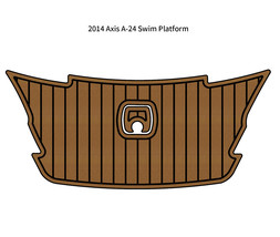2014 Axis A-24 Swim Platform Step Pad Boat EVA Foam Faux Teak Deck Floor... - $281.00