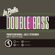 LaBella 7710N Double Bass String Set, Black Nylon Tape Wound - £177.41 GBP