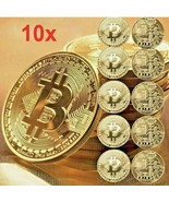 LOT OF 10 Gold bitcoin FAST SHIPPING FROM THE USA - €67,93 EUR