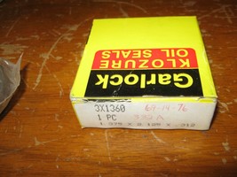 NEW Old Stock Garlock Klozure Oil Seal # 3x1360 / 332A / 1.375 x 2.125 x... - $347.82 MXN
