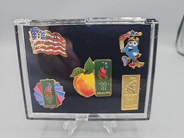 1996 Olympics Classic Collector 5 Pin Set  Official Licensed Product in Box - £3.72 GBP