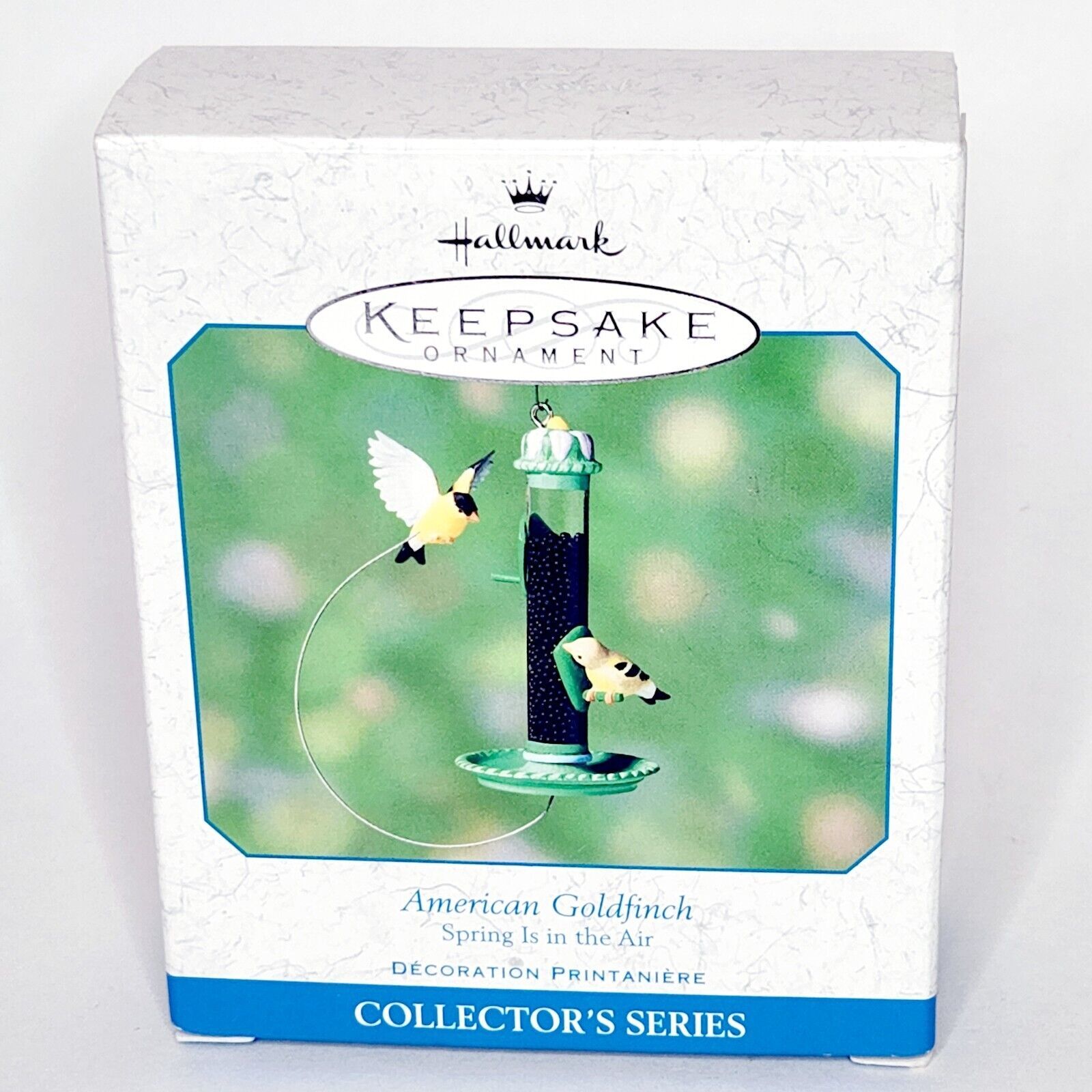 Primary image for Hallmark Keepsake Ornament Spring Is In the Air American Goldfinch 2001