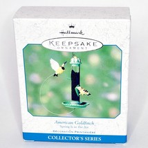 Hallmark Keepsake Ornament Spring Is In the Air American Goldfinch 2001 - £14.97 GBP
