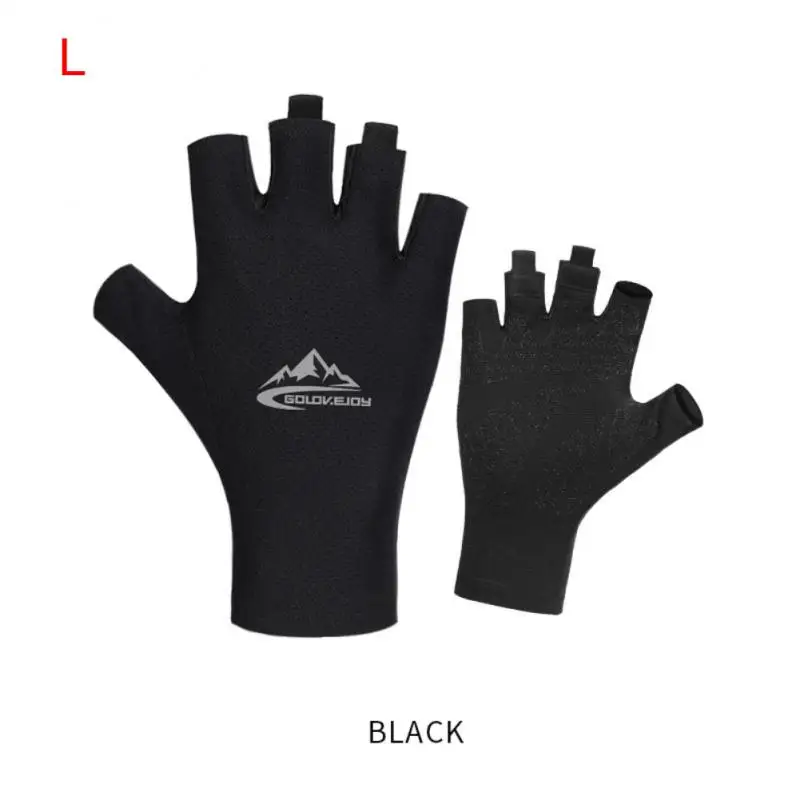1 Pair Cycling Gloves  Shockproof Half Finger Gloves Outdoor Cycling Anti-UV Ice - £82.19 GBP