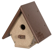 A-FRAME Wren Hanging Birdhouse - 100% Recycled Weatherproof Poly Amish Handmade - £55.04 GBP+