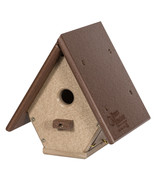 A-FRAME WREN HANGING BIRDHOUSE - 100% Recycled Weatherproof Poly Amish H... - £55.34 GBP+