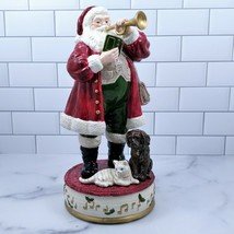 Christmas Holiday Musical Box Santa Claus by Enesco Plays Here Comes Santa - $50.54