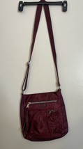Aimee Kestenberg Cranberry Nylon Crossbody Bag - $19.99