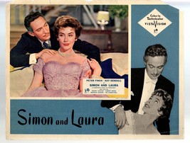 Simon And Laura- Peter Finch-Kay Kendall-11x14-Color-Lobby Card - £30.23 GBP