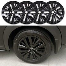 For 2022-2024 Nissan Pathfinder SL 20&quot; Wheel Gloss Black Skin Covers Set 4 - £107.77 GBP