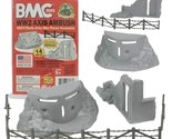 BMC Classic Marx Axis Ambush - 14pc Gray Plastic Army Men Playset Access... - £28.86 GBP