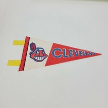 Cleveland  Indians **RARE** 70s Pennant Flag VTG banner mini MLB Baseball - £14.65 GBP