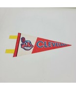 Cleveland  Indians **RARE** 70s Pennant Flag VTG banner mini MLB Baseball - £14.73 GBP