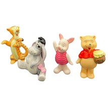 Vintage set Disney ceramic figurines Winnie the Pooh Tigger Piglet Eeyore JAPAN - £27.69 GBP