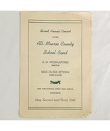 1940&#39;s East Stroudsburg Pa Monroe County Band Concert Junior High School... - $15.59 CAD