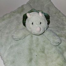 Kellytoy Green Dinosaur Lovey Rattle Security Blanket Plush Baby Toy Tri... - $14.80