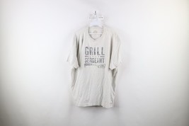 Life is Good Mens XL Distressed Spell Out Grill Sergeant Short Sleeve T-... - $24.70