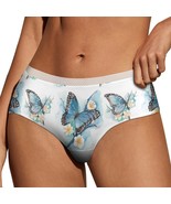 Butterfly Flowers Panties for Women Lace Briefs Soft Ladies Hipster Unde... - $19.19 CAD