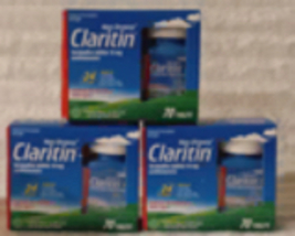 Claritin indoor/ outdoor Allergies 70 Count, 3 Pack, Exp 2024  - £39.34 GBP
