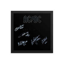 AC/DC Back in Black signed album Reprint - £66.45 GBP